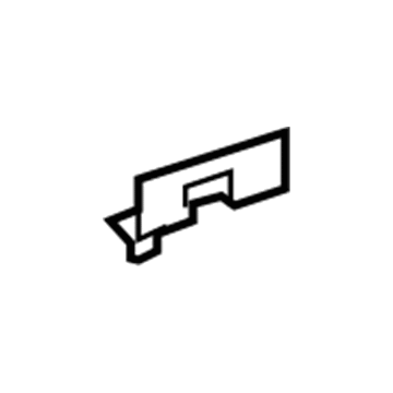 Nissan 85040-KB50A Bracket-Rear Bumper, RH