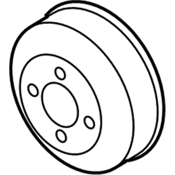 Ford XL3Z-8509-A PULLEY - WATER PUMP