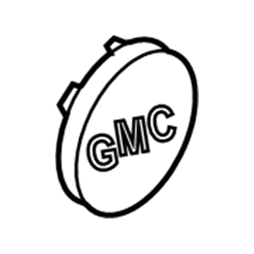 GM 15661032 Hub Cap ASSEMBLY *Gray W/Red L