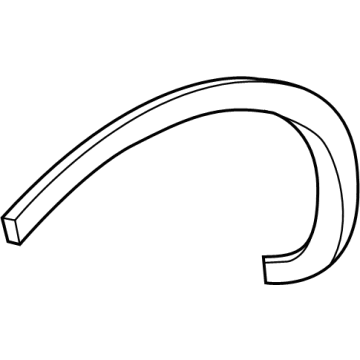 Infiniti 78861-5NA0A Moulding-Fillet, Rear LH