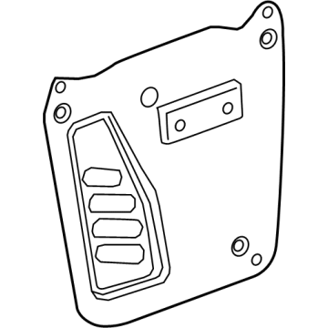 GM 84029608 Water Deflector