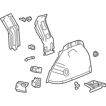 GM 20977487 Inner Wheelhouse