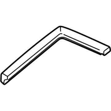 Acura 74142-SL0-000 Rubber, Hood Seal