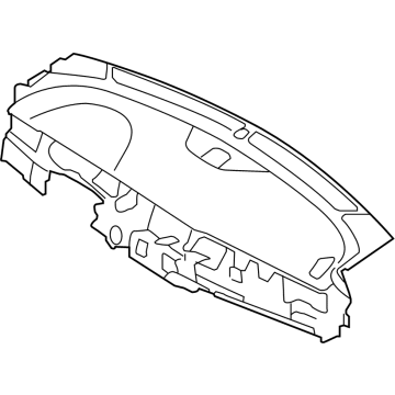 Kia 84710G5200WK Crash Pad Assembly-Main