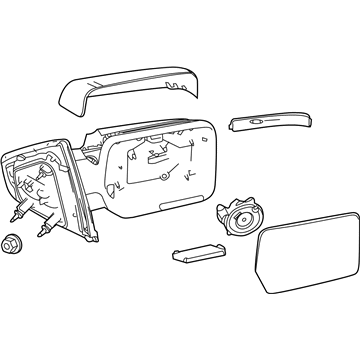 Ford 9L3Z-17683-DBPTM Mirror Outside