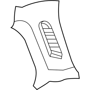 Ford 5S4Z-7440455-AAB Rear Pillar Trim