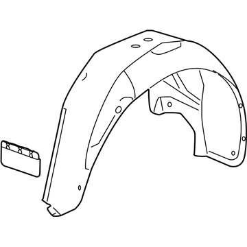 GM 23145145 Wheelhouse Liner