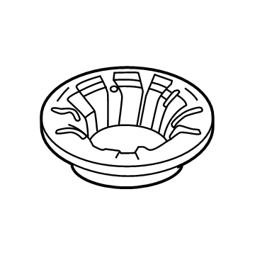 Hyundai 55334-AT000 PAD-REAR SPRING,UPR