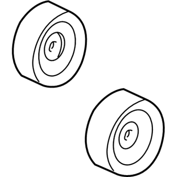 GM 12563097 Serpentine Idler Pulley