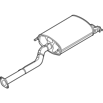 Kia 28710A9130 Rear Muffler Assembly