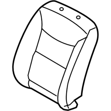 Kia 883501U050 Pad Assembly-Front Seat Back
