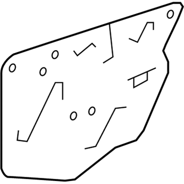 Honda 72821-SWA-A00 Seal, R. RR. Door Hole