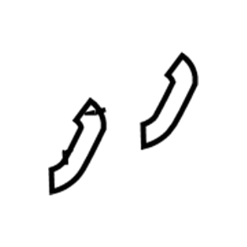 Acura 91572-TZ3-A02 Clip, Roof Molding