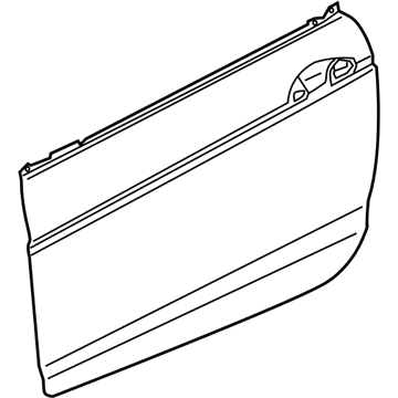 Honda 67111-TE0-A00ZZ Skin, R. FR. Door