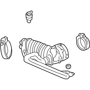 GM 25165743 Duct, Air Cleaner Outlet