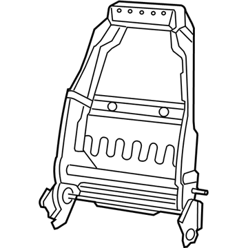 Mopar 68003050AB Frame-Front Seat Back