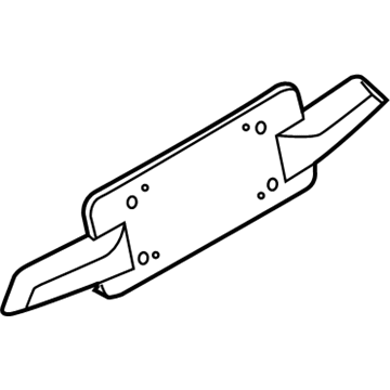 BMW 51-12-7-371-965 Licence Plate Holder, Primed