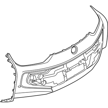 BMW 51-12-7-394-634 Panel, Bumper, Primed, Rear