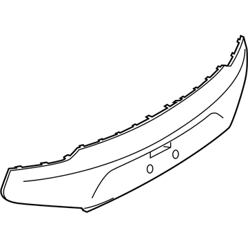 BMW 51-12-7-394-632 Cover, Bumper, Rear Primed