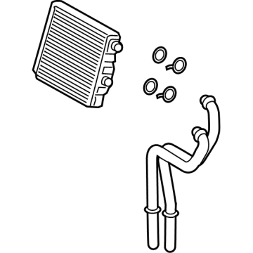 BMW 64-11-6-844-853 HEAT EXCHANGER