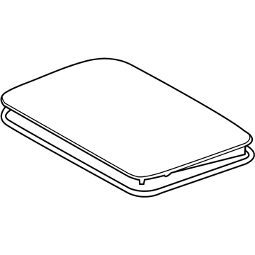 Lexus 63201-53051 Sliding Glass Sub-Assembly