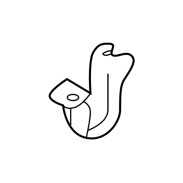 Nissan 56233-3TA0A Clamp STABILIZER Rear