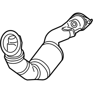 BMW 18-30-7-647-040 Exchange Catalytic Converter Close