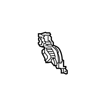 Lexus 87106-11060 Air Conditioner Radiator Damper Servo Sub Assembly, No.1