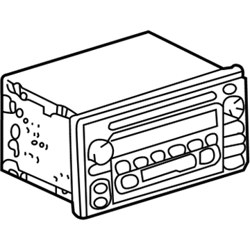Toyota 86120-17380 AM/FM CD Cass