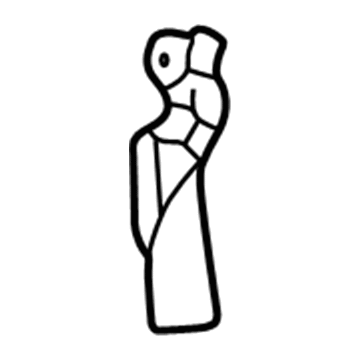 Lexus 53294-48010 Deflector, Radiator Side, LH