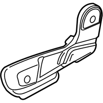 BMW 52-10-7-351-925 COVER, LEFT CONTROL