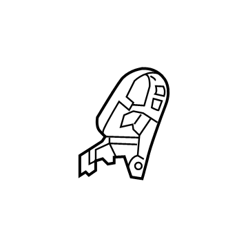 Nissan 87381-6CA0A Finisher-Cushion, Front Seat Inner LH