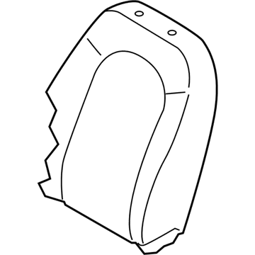 Hyundai 88360-2L570-JCA Front Driver Side Seat Back Covering