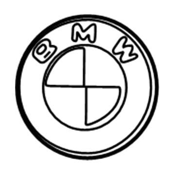 BMW 51-14-8-203-864 Trunk Lid Emblem
