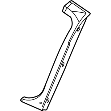 BMW 51-49-8-194-673 Exter.Lateral Left Trunk Lid Trim Panel