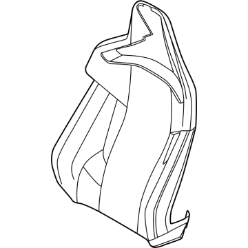 BMW 52-10-9-882-665 COVER, SPORTS SEAT, BACKREST