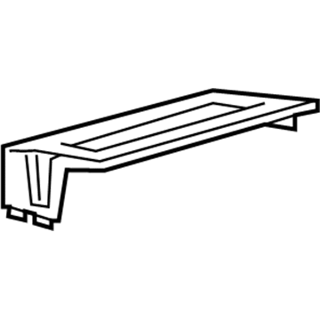 Lexus 55512-30130 Plate, Glove Compartment