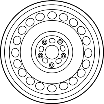 Toyota 42611-0A210 Wheel, Steel