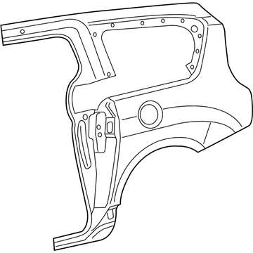 Mopar 68477020AC PANEL-BODY SIDE APERTURE OUTER