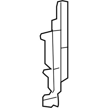 Lexus 53293-33040 Deflector, Radiator Side, RH