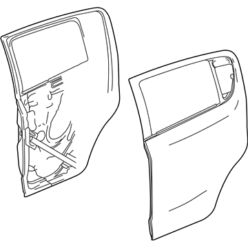GM 42357431 Door Shell