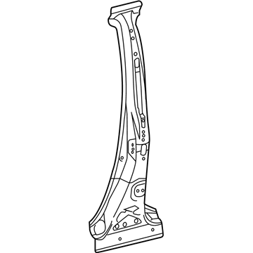 Lexus 61037-0E904 Reinforcement Sub-Assy, Center Body Pillar, RH