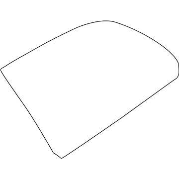 BMW 51-36-7-145-033 Green Side Window With Left Gasket