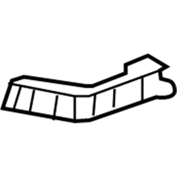 Toyota 52115-21020 Bumper Cover Side Support