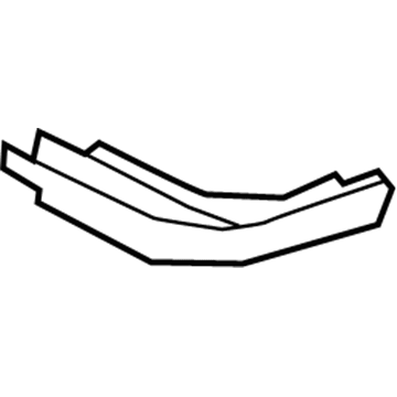 GM 96845526 Gutter, Body Side Outer Rear Panel Drain