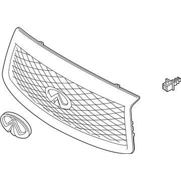 Infiniti 62310-6JE0A Grille Assy-Front