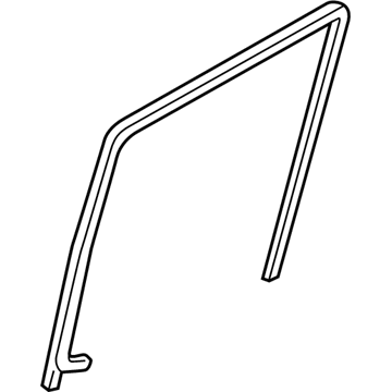 Nissan 82331-3W410 Glass Run - Rear Door Window, LH