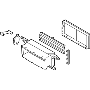 Ford JL3Z-8475-G SHUTTER ASY - RADIATOR CONTROL