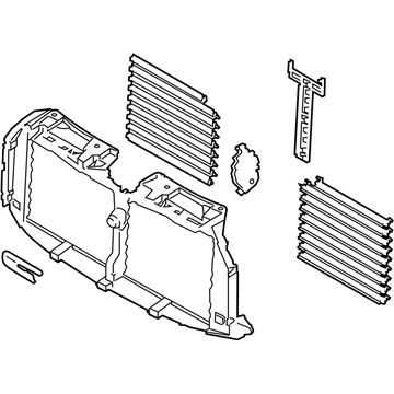 Ford JL3Z-8475-D Radiator Shutter Assembly