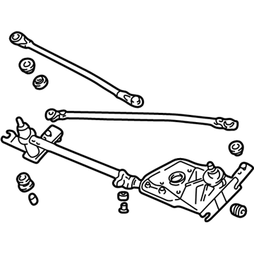 Acura 76530-S0K-A01 Link, Front Wiper (Lh)